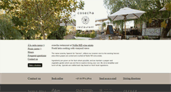 Desktop Screenshot of cosecharestaurant.com